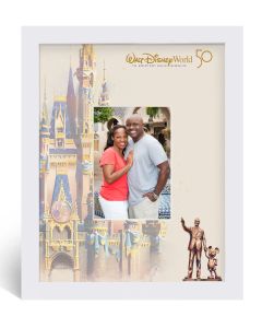 Disney 50th Anniversary Framed Print with Printed Beige Mat