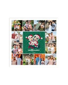 Mickey and Minnie Cocoa 12 Photo Grid Collage Print