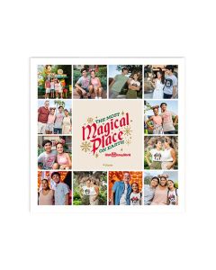 Most Magical Place 12 Photo Grid Collage Print