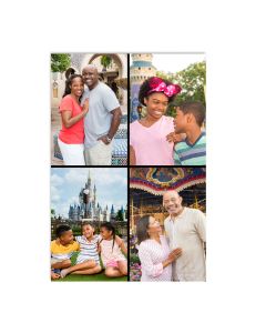 Four Photo Split Collage Print