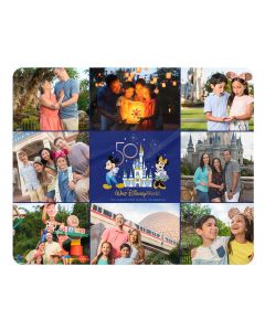 50th Anniversary Character Personalized Sherpa Photo Blanket