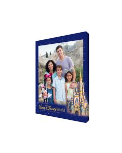 50th Anniversary Blue Logo Custom Photo Canvas