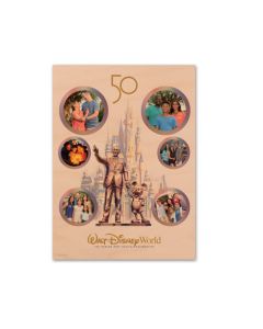 50th Anniversary Logo Six Photo Custom Wood Block Print