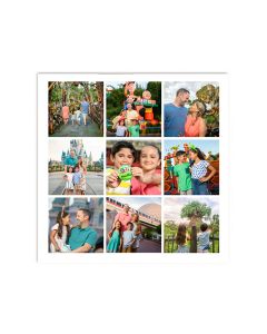 Nine Photo Grid Collage Print