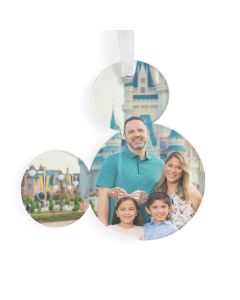 Personalized Acrylic Mickey Head Ornament