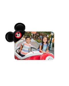 Black Mouseketeer Hat Mickey Ears Personalized Magnet