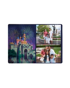 Castle Night Collage Metal Print