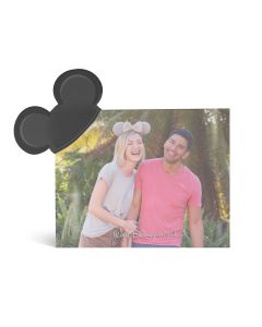 Engraved Acrylic Mickey Ears Photo Plaque