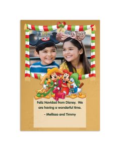 Disney Feliz Navidad Custom Card