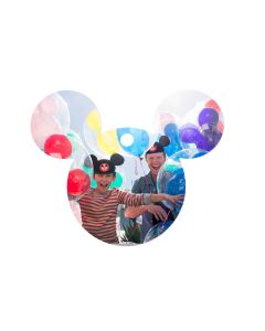 Wood Mickey Head Customized Ornament