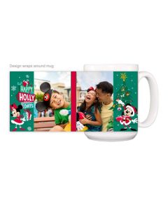 Mickey & Minnie Happy Hollydays Custom Mug