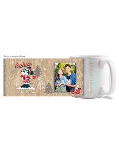 Relax Minnie Engraved 20 oz Customized Mug