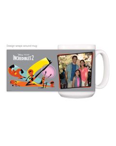 Incredibles 2 Gray Custom Mug