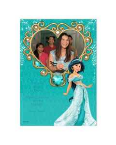 Disney Jasmine Heart Customized Card