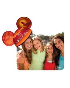 Lion King Live Action Mickey Ears Custom Coaster