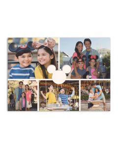 Mickey Mouse Collage Customized Wood Block Print