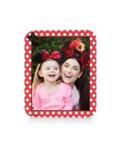 Minnie Mouse Polka Dot Custom Mouse Pad (Portrait)