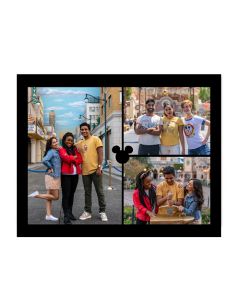 Mickey Head Three Photo Collage Print