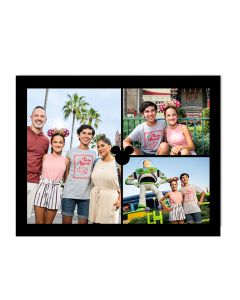 Mickey Head Three Photo Collage Print