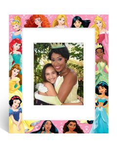 Disney Princess Wide Framed Print with Printed Frame