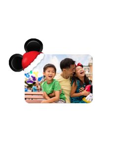 Santa Hat Mickey Ears Customized Magnet