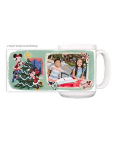 Vintage Happy Holidays Personalized Mug