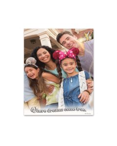 Where Dreams Come True Personalized Wood Block Print