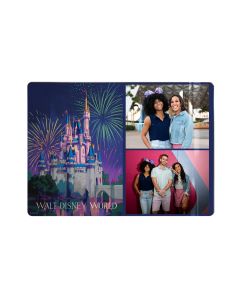 Castle Night Collage Metal Print